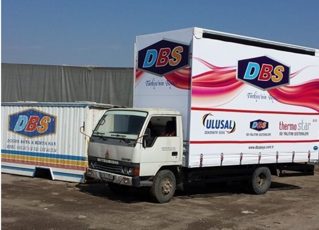 Dbs Firması Dijital Baskılı Komyonet Tentesi