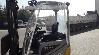 Forklift Brandası Şeffaf Kabin Brandası