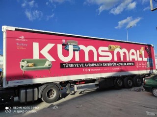 Kumsmall Avm Tırı Dijital Baskılı Tır Brandası